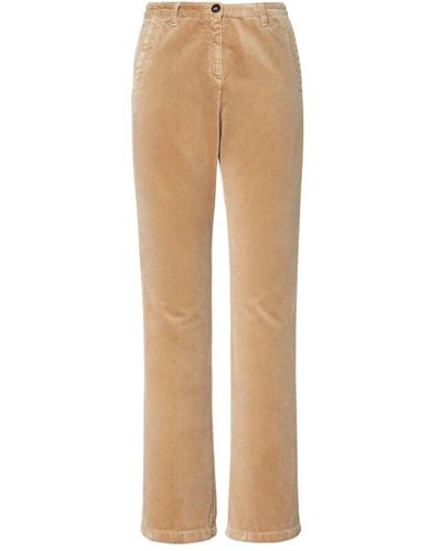 Massimo Alba Trousers > straight trousers - Neutre