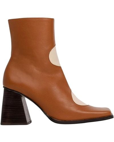 Alohas Heeled Boots - Brown