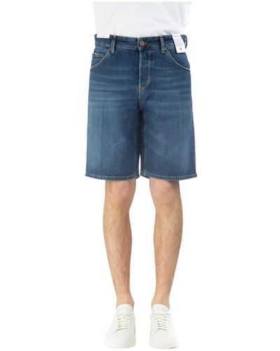 PT Torino Denim strand shorts - Blau