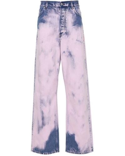 Dries Van Noten Jeans > wide jeans - Violet