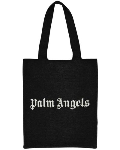 Palm Angels Logo tote tasche - Schwarz