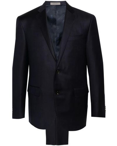 Corneliani Single Breasted Suits - Blue