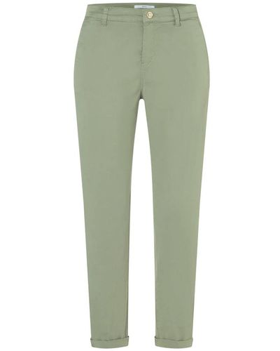 M·a·c Cropped trousers - Verde