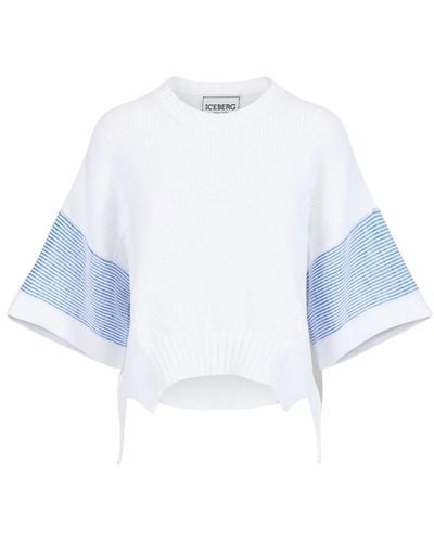 Iceberg Knitwear > round-neck knitwear - Bleu