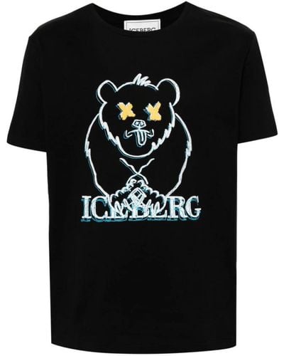 Iceberg T-Shirts - Black