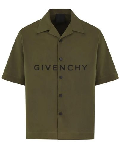 Givenchy Short Sleeve Shirts - Green