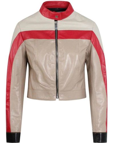 RICHMOND Leather Jackets - Red