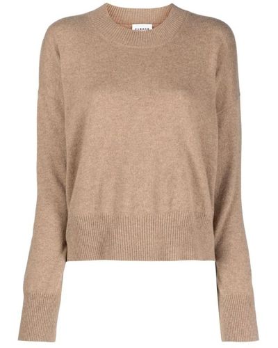 P.A.R.O.S.H. Round-Neck Knitwear - Natural