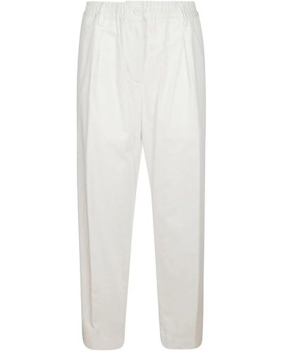 Aspesi Straight Pants - White