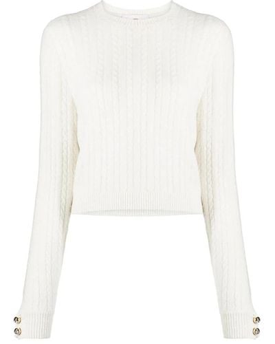 Chiara Ferragni Round-Neck Knitwear - White
