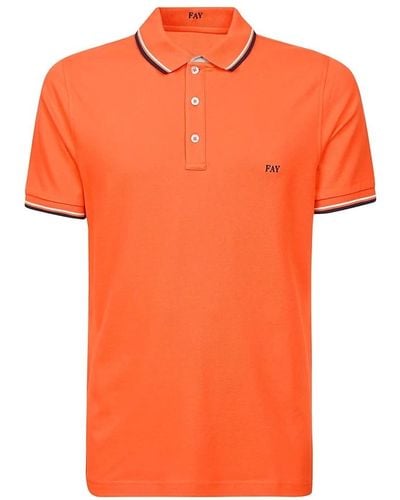 Fay Polo shirt - regular fit - Orange