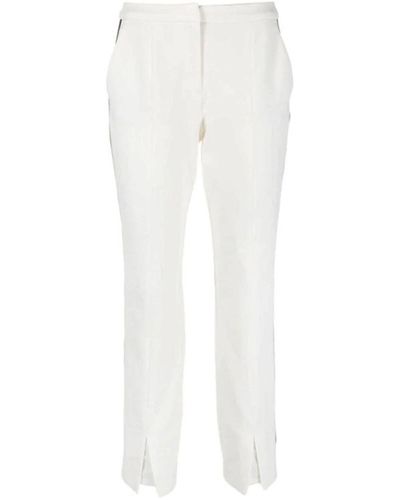 Karl Lagerfeld Straight pantaloni - Bianco