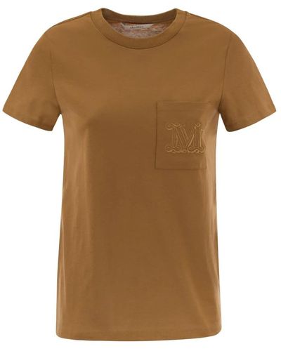 Max Mara T-shirts - Braun