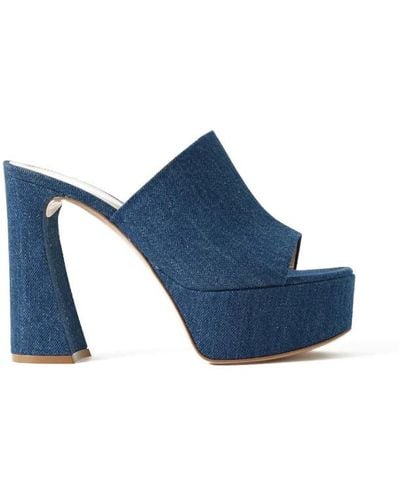 Gianvito Rossi Heeled Mules - Blue