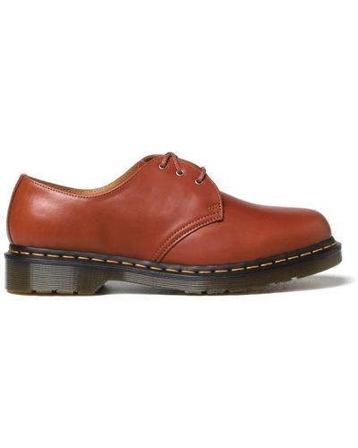 Dr. Martens Shoes > flats > laced shoes - Marron