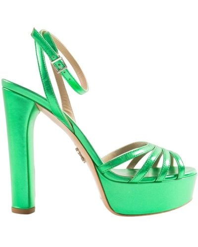 Sergio Levantesi High Heel Sandals - Green