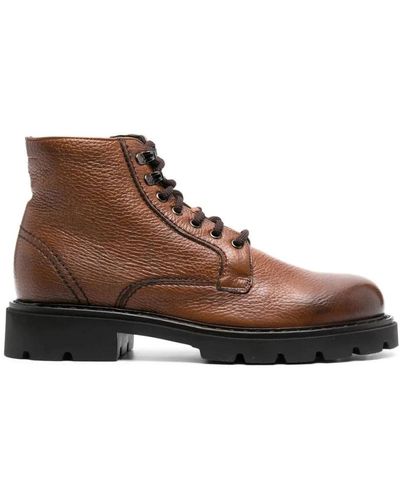 Casadei Shoes > boots > lace-up boots - Marron