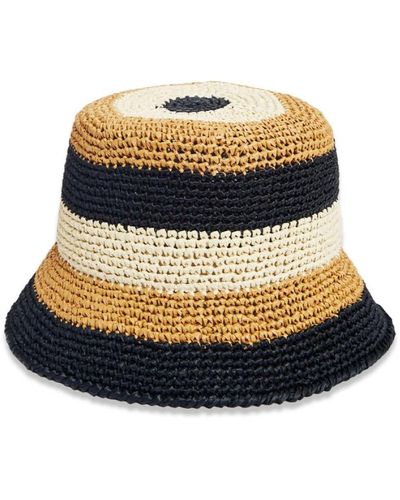 La DoubleJ Raffia bucket hat - Neutro
