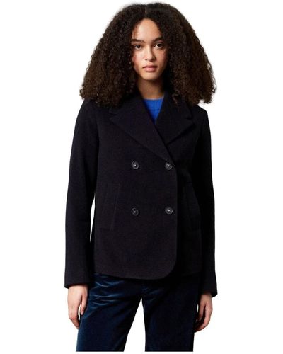Massimo Alba Deconstructed peacoat chaqueta - Negro