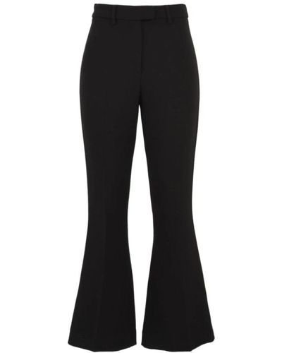 L'Autre Chose Wide Trousers - Black