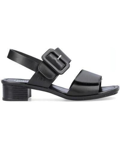 Rieker High Heel Sandals - Black