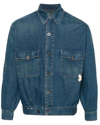 Maison Margiela Jackets > denim jackets - Bleu