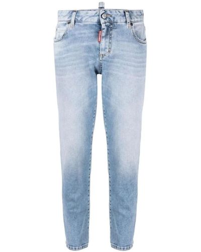 DSquared² Cropped Jeans - Blue