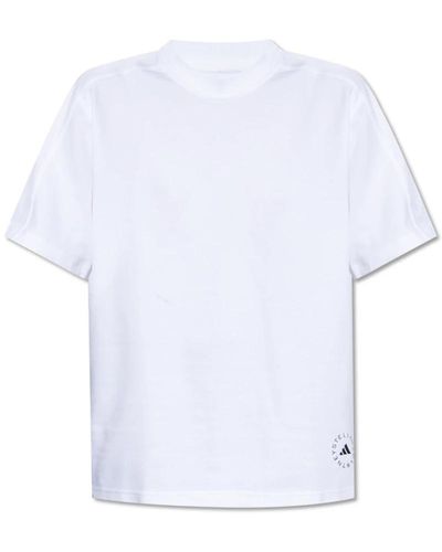 adidas By Stella McCartney T-shirt mit logo - Weiß