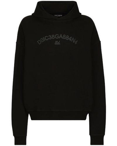 Dolce & Gabbana Hoodies - Black