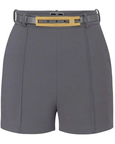 Elisabetta Franchi Short Shorts - Gray