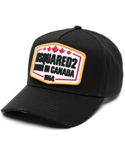 DSquared² Logo baseball cap schwarz