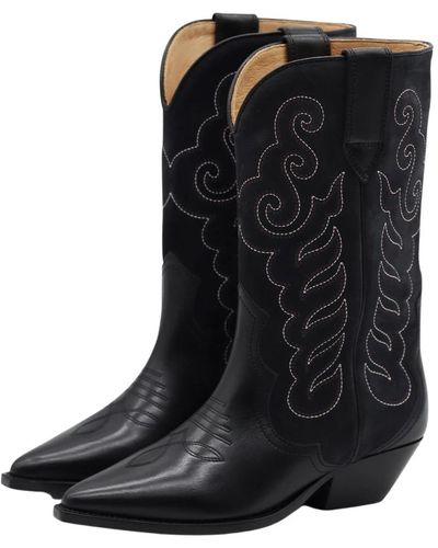 Isabel Marant Cowboy Boots - Black