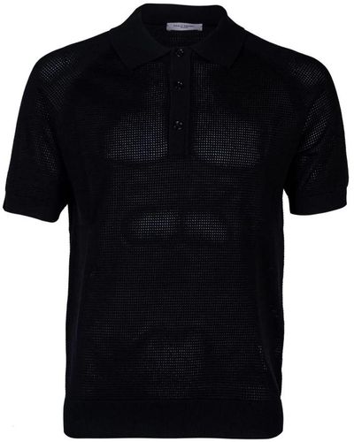 Paolo Pecora Polo Shirts - Black