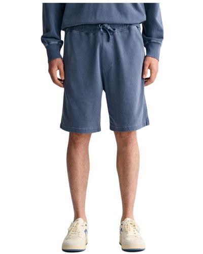 GANT Sunfaded denim shorts - Blu