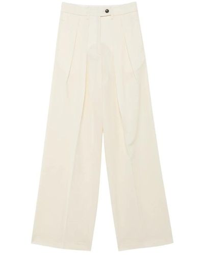 Nine:inthe:morning Wide trousers - Blanco