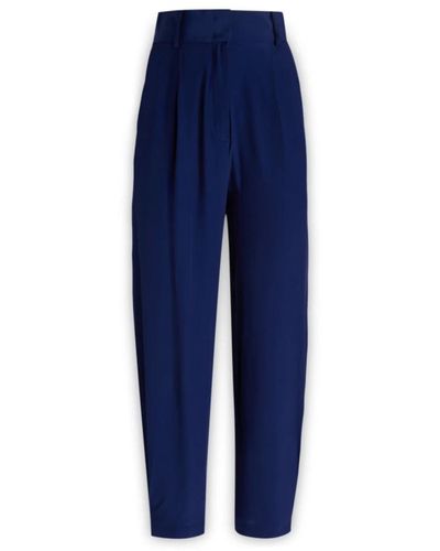 Rochas Eleganti pantaloni tapered - Blu