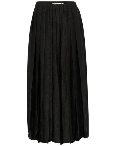 Inwear Falda negra plisada estilo juneeiw - Negro