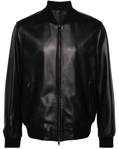 Brioni Jackets > bomber jackets - Noir