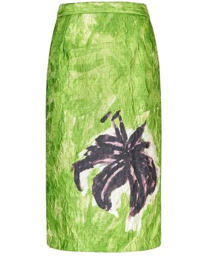Stella Jean Midi skirts - Verde