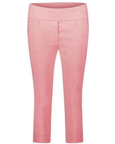 Betty Barclay Bequeme stretch-freizeithose,stretch-hose ohne verschluss - Pink
