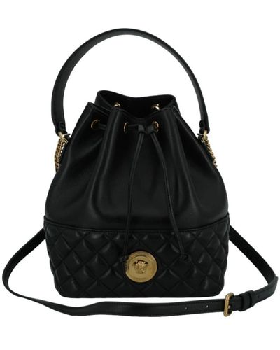 Versace Bucket Bags - Black