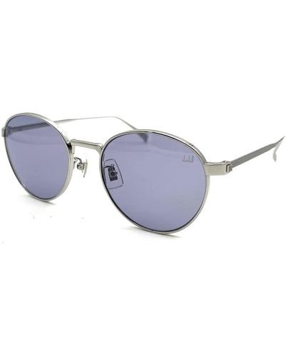 Dunhill Metallische sonnenbrille für frauen - Blau