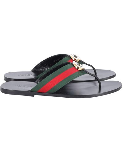 Gucci-Platte sandalen voor dames | Online sale met kortingen tot 43% | Lyst