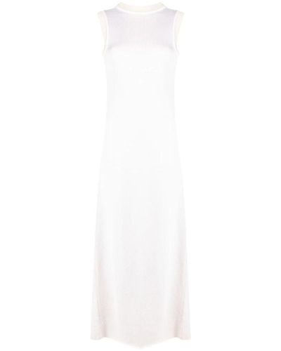 Jil Sander Knitted Dresses - White
