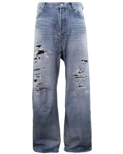Balenciaga Wide Jeans - Blue