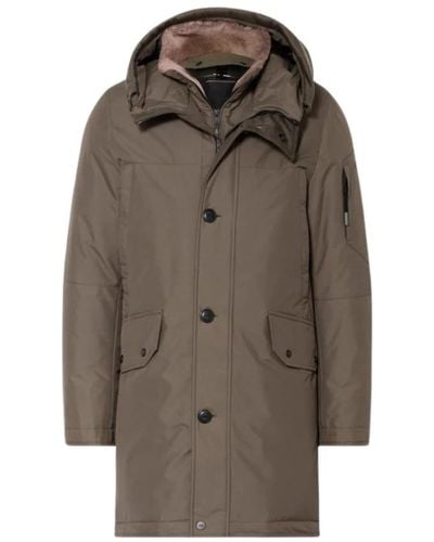 DUNO Coats > single-breasted coats - Marron