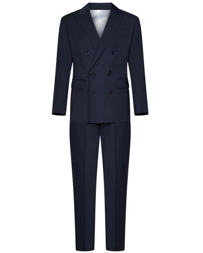 DSquared² Double Breasted Suits - Blue