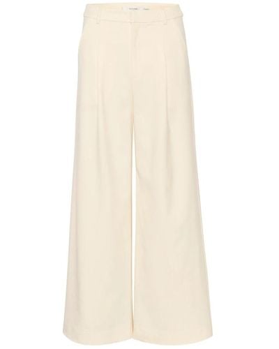Gestuz Wide Trousers - Natural