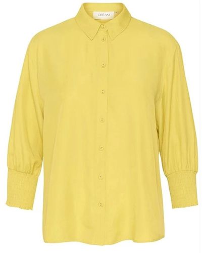 Cream Shirts - Yellow