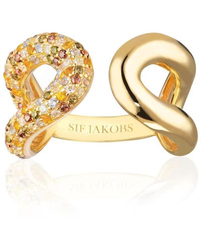 Sif Jakobs Jewellery Anello capri due - Metallizzato